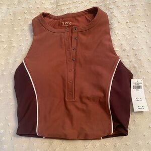 NWT- YPB Cropped workout tank